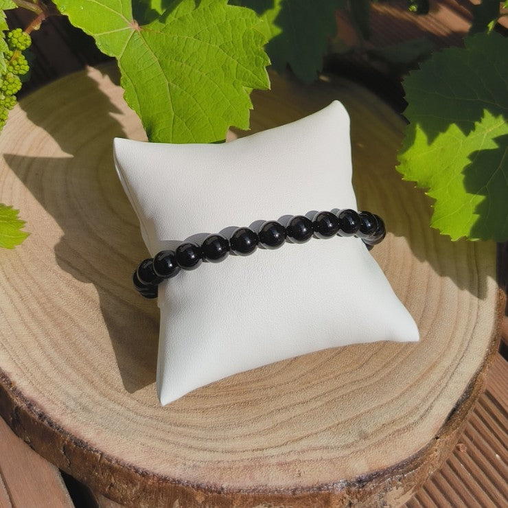Bracelet Onyx Noir 8mm