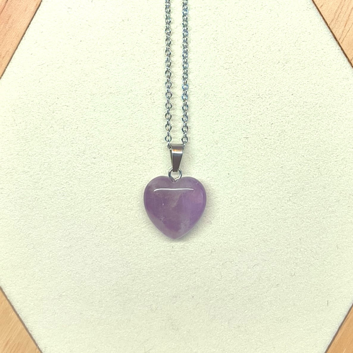 Pendentif Cœur AMETHYSTE