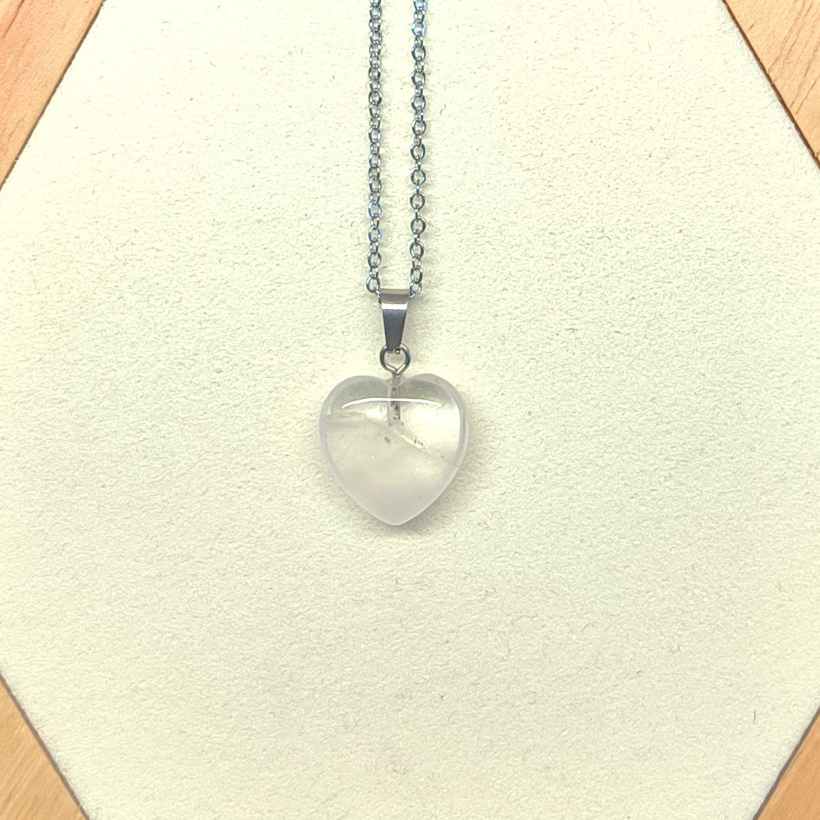 Pendentif Cœur CRISTAL DE ROCHE