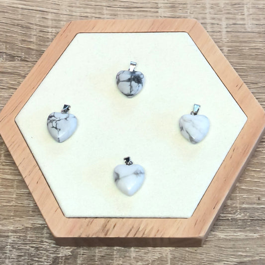 Pendentif Cœur HOWLITE