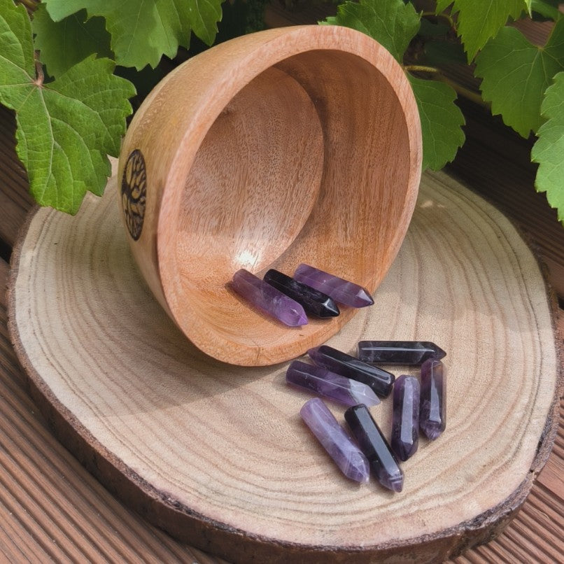 Pointe polie AMETHYSTE 30mm