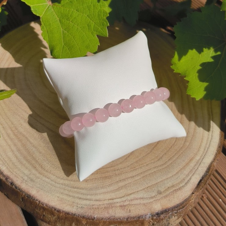 Bracelet Quartz Rose 8mm