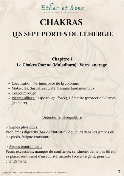 Ebook CHAKRAS : Les Sept Portes de l'Énergie