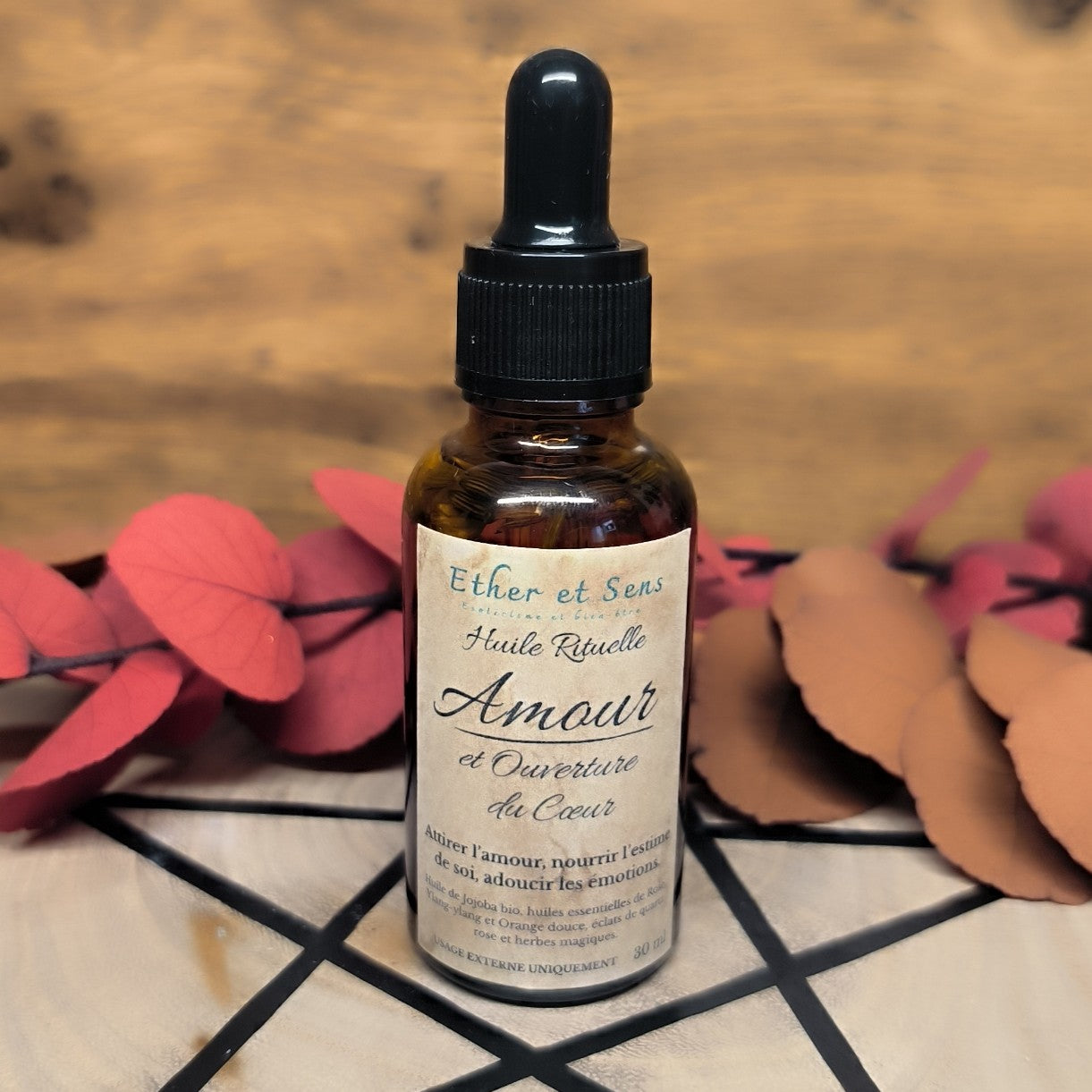 Huile rituelle - Amour et Ouverture du Cœur