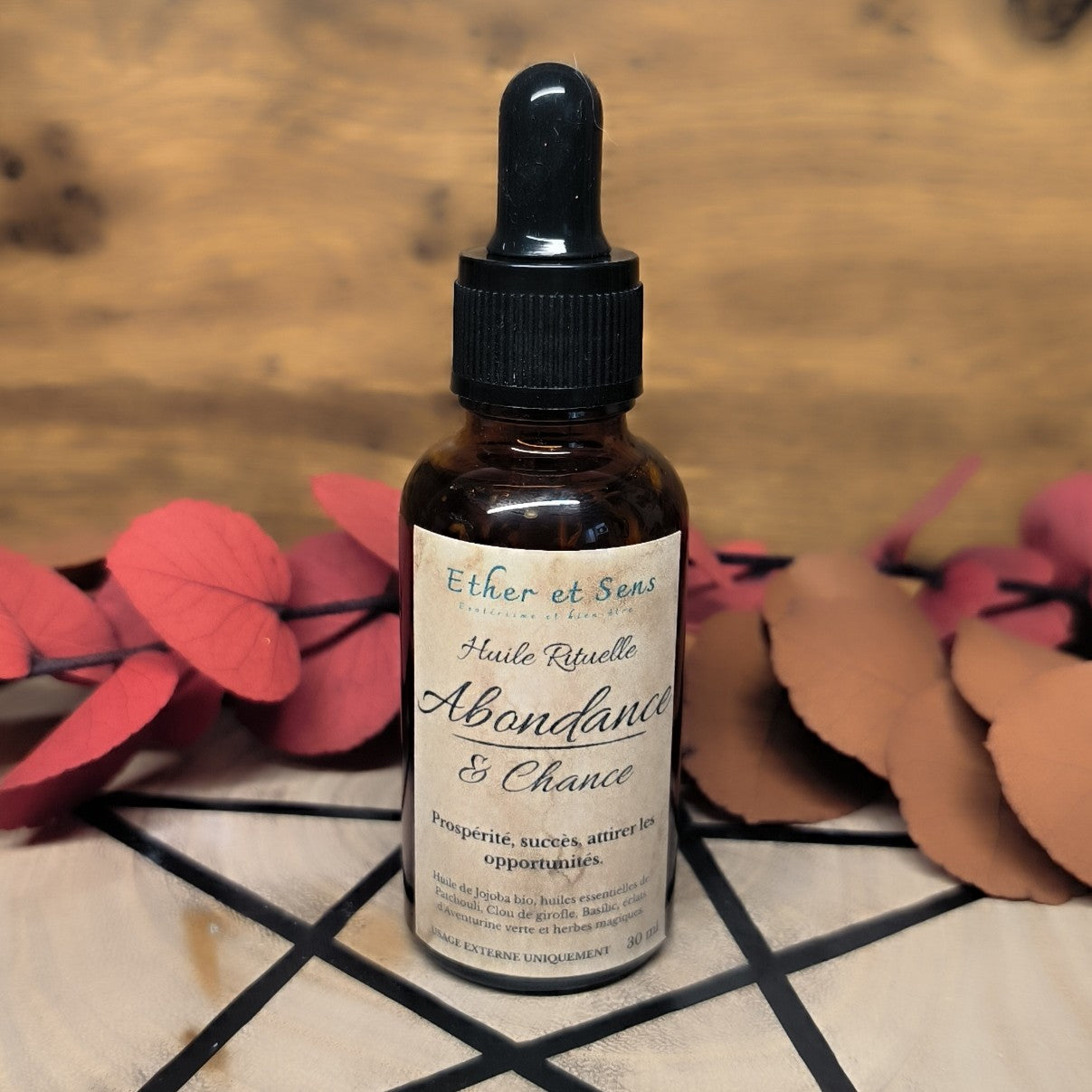 Huile rituelle - Abondance et Chance