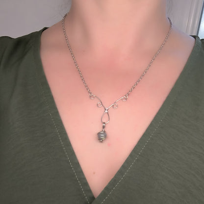 Collier "Aura de Labradorite" - Ether et sens