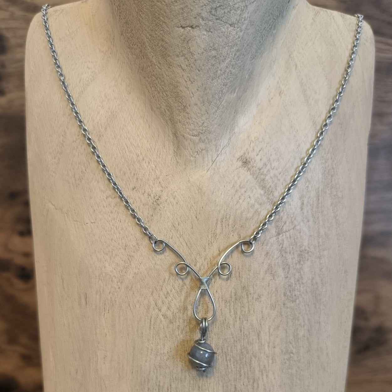 Collier "Aura de Labradorite" - Ether et sens