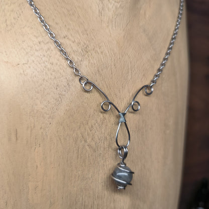 Collier "Aura de Labradorite" - Ether et sens