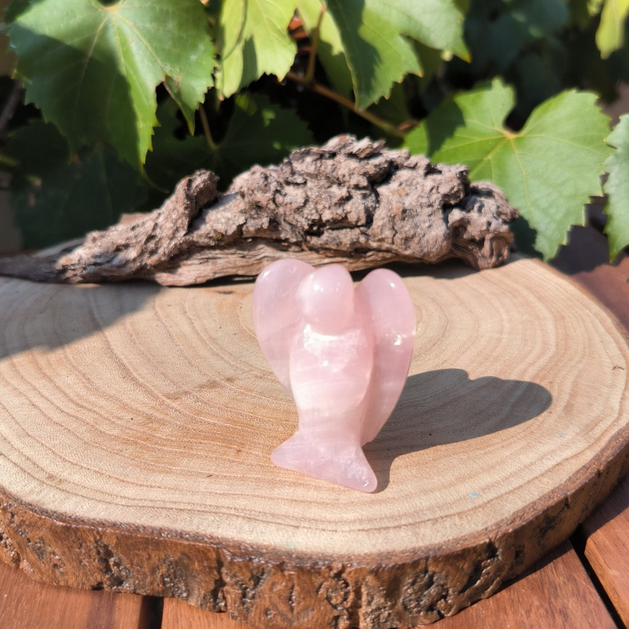Ange en Quart rose - 50mm