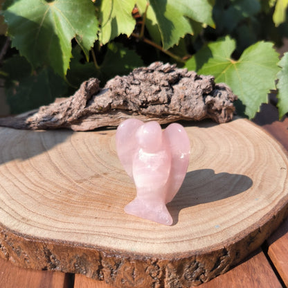 Ange en Quart rose - 50mm