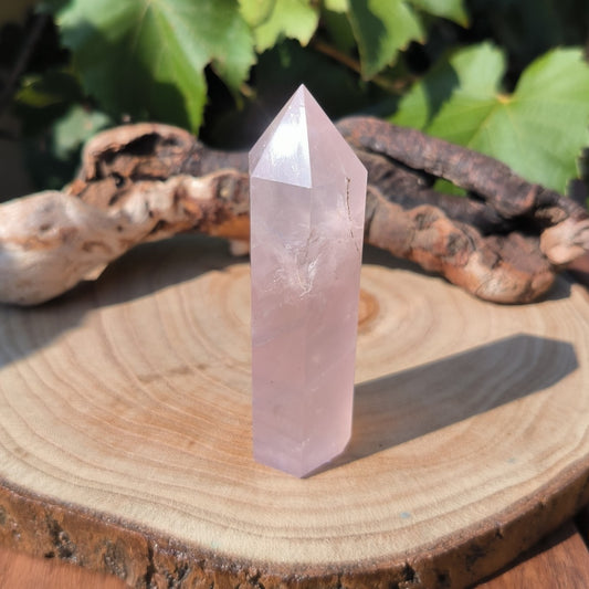 Pointe Polie Quartz Rose N°1 - 97g - Ether et sens