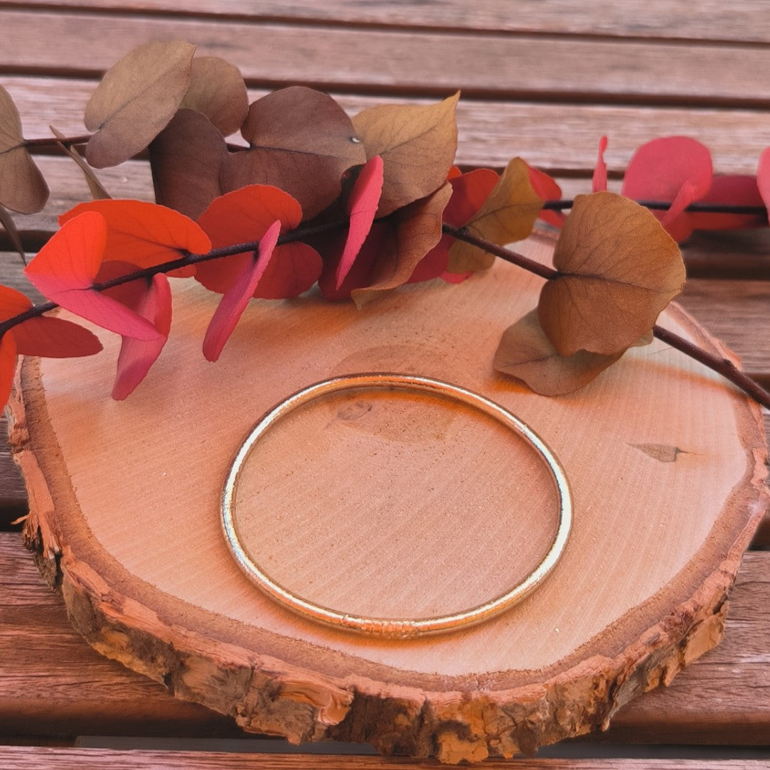 Bracelet jonc Kumlaï FIN or rose - TAILLE M