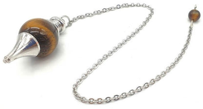 Pendule sphère Oeil de Tigre 4cm - Ether et sens