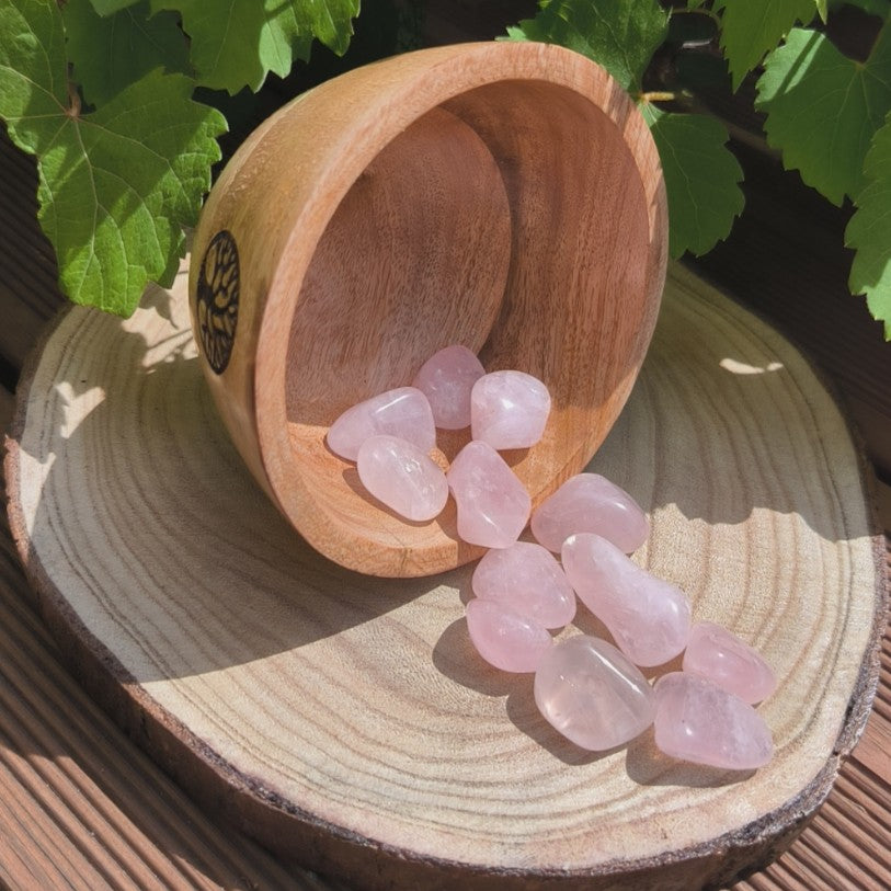 Pierre roulée QUARTZ ROSE Qualité EXTRA - Ether et sens