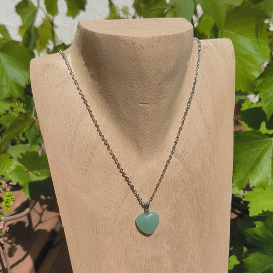 Pendentif Cœur AVENTURINE