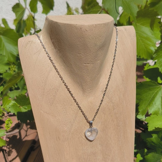 Pendentif Cœur CRISTAL DE ROCHE