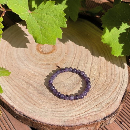 Bracelet Enfants Améthyste 6mm (Taille 0)