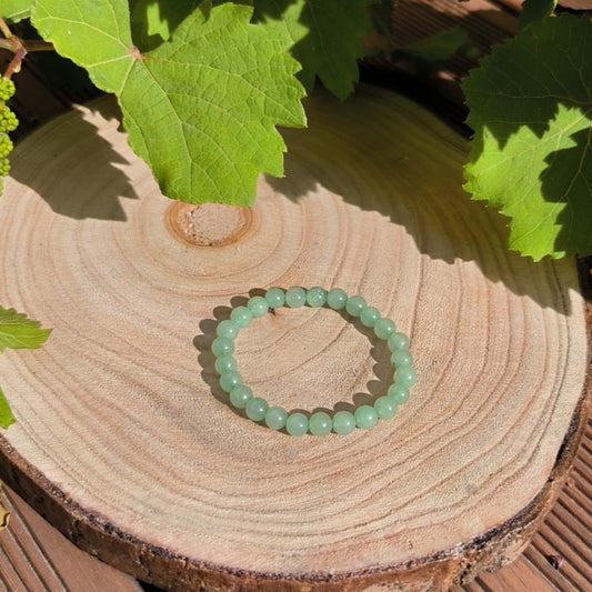 Bracelet Enfant Aventurine Verte 6mm (Taille 0)