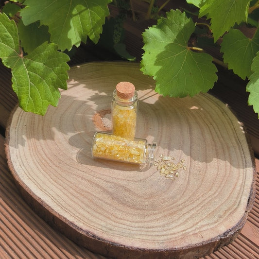 Fiole d'éclats (chips) CITRINE