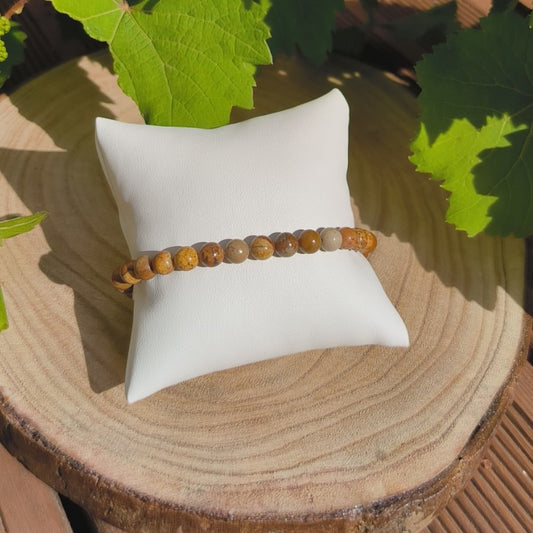 Bracelet Jaspe Paysage 6mm