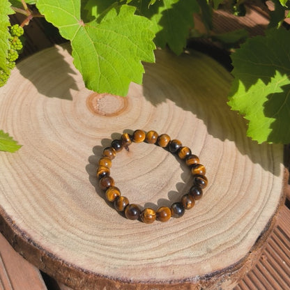Bracelet Oeil de Tigre 8mm