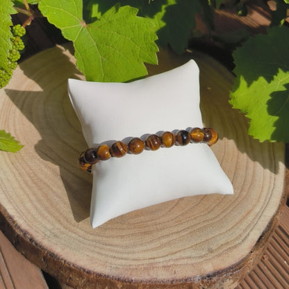 Bracelet Oeil de Tigre 8mm