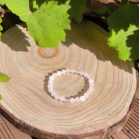 Bracelet Enfant Quartz Rose 6mm (Taille 0)