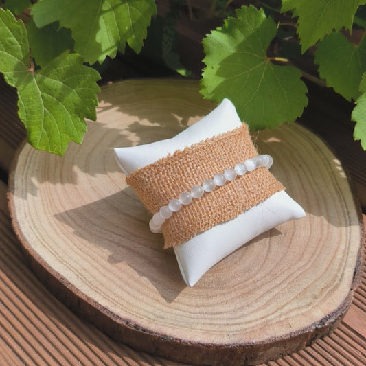 Bracelet SELENITE 6mm